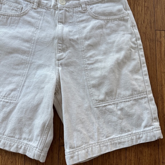 A.P.C. Men’s Beige Gilberto Denim Shorts, Medium - Picture 4 of 8